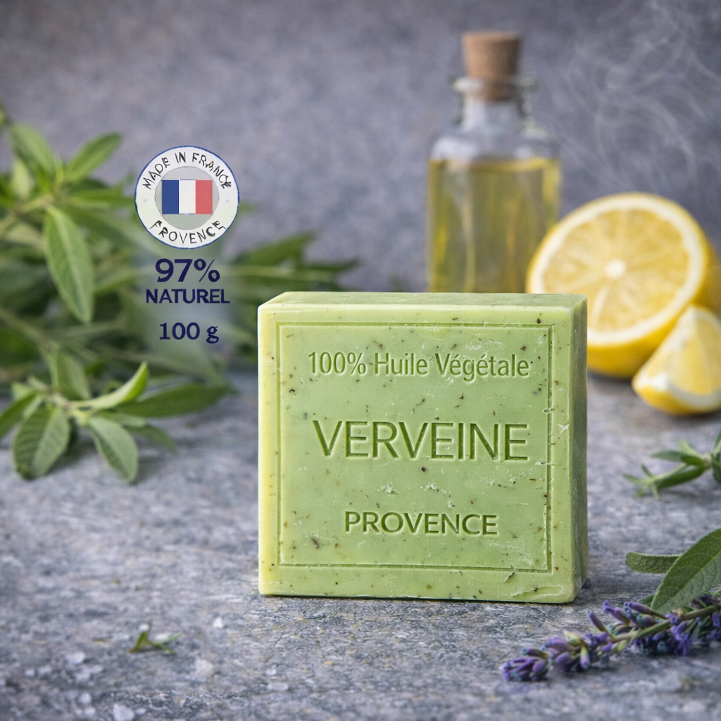 Savon Verveine exfoliant 100g - Artisanal parfum de Grasse