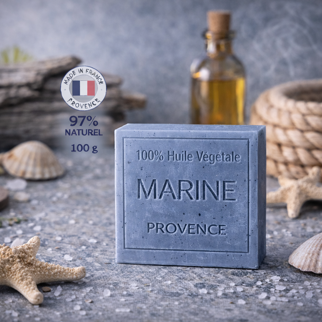 Savon Marine exfoliant 100g - Artisanal parfum de Grasse