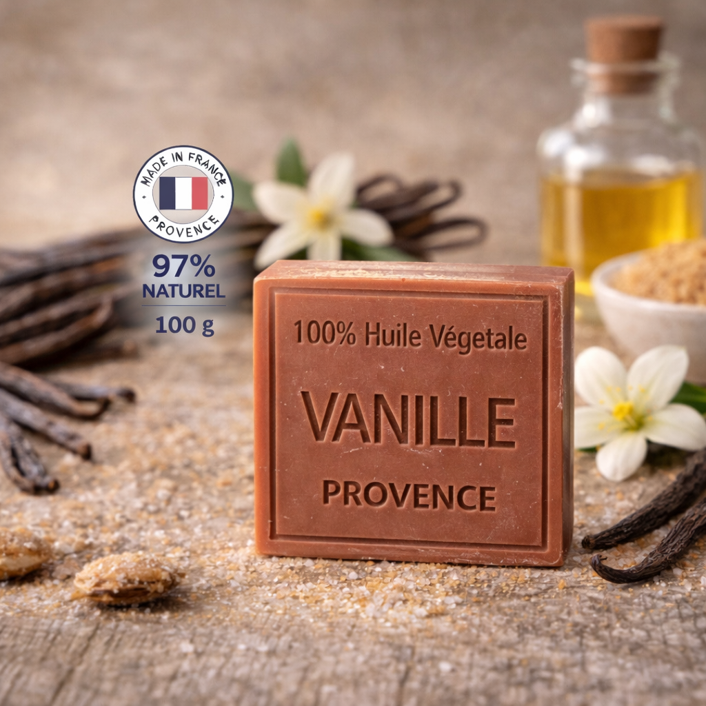 Savon vanille 100g - Artisanal parfum de Grasse