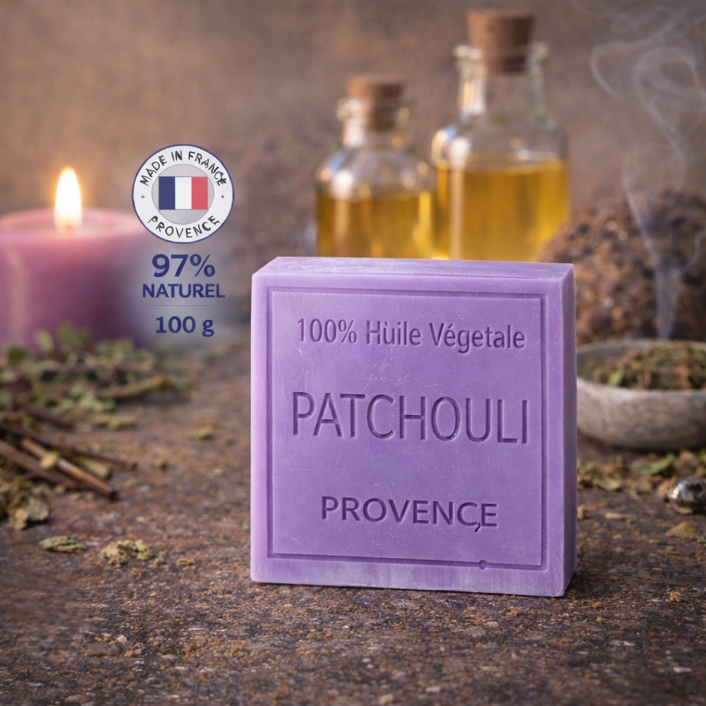 Savon Patchouli 100g - Artisanal parfum de Grasse
