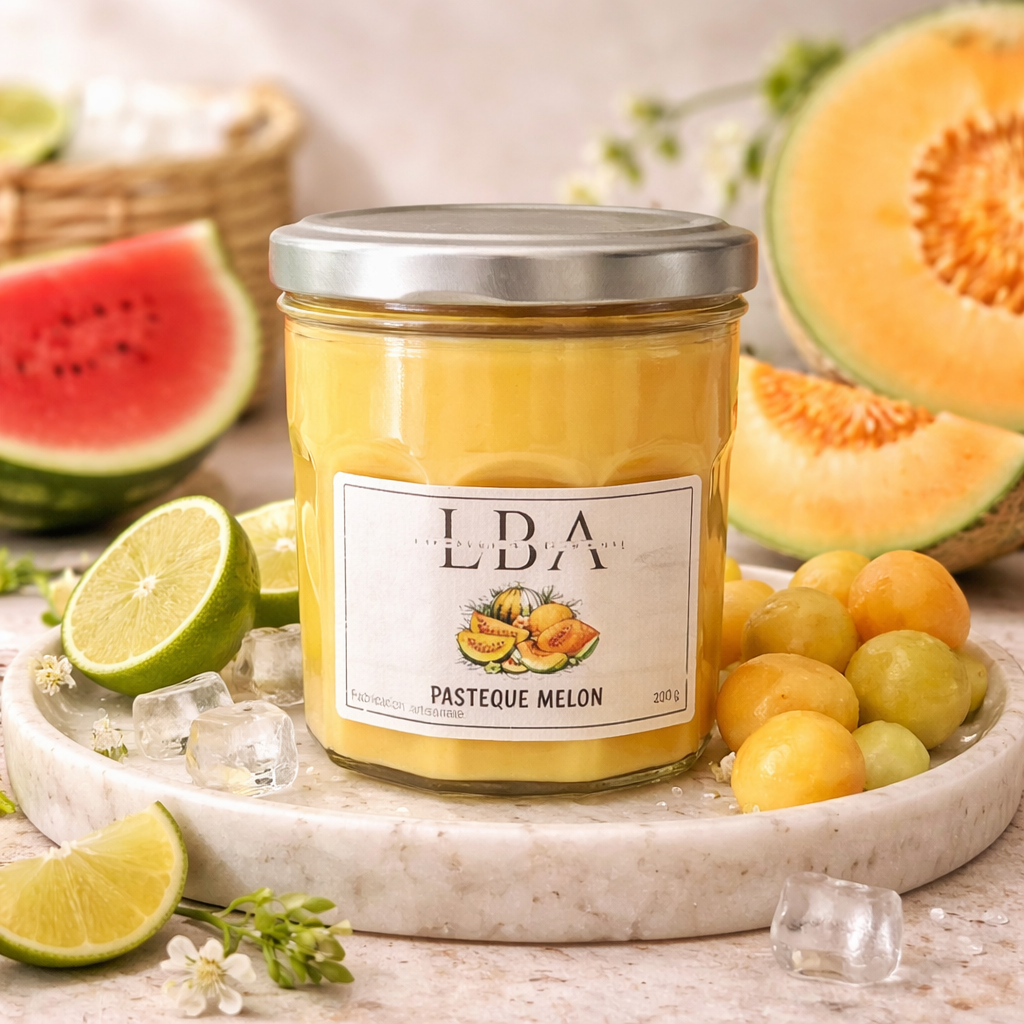 Bougie parfumée Pastèque Melon 230g