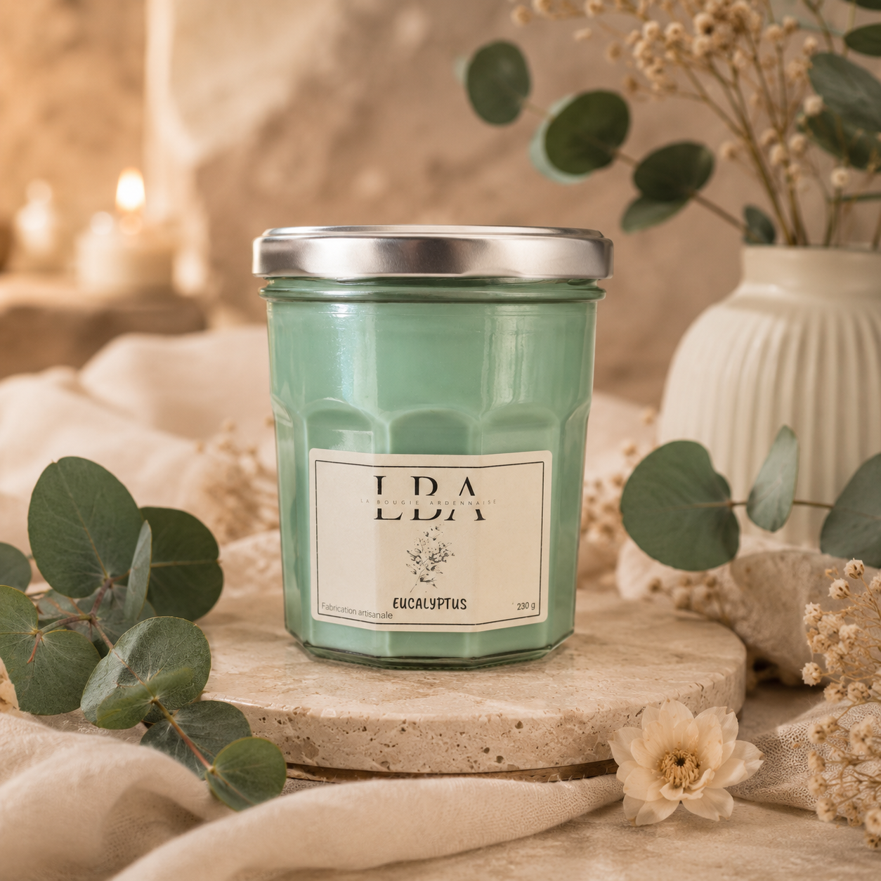 Bougie parfumée Eucalyptus 230g