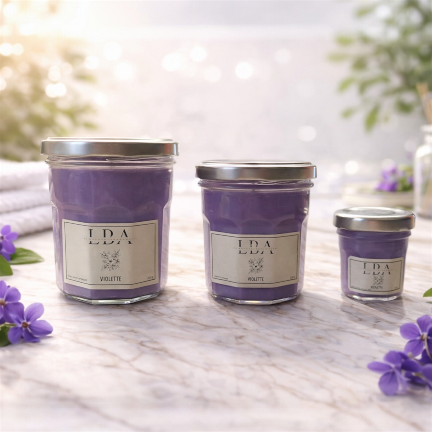 Bougie Parfumée Violette