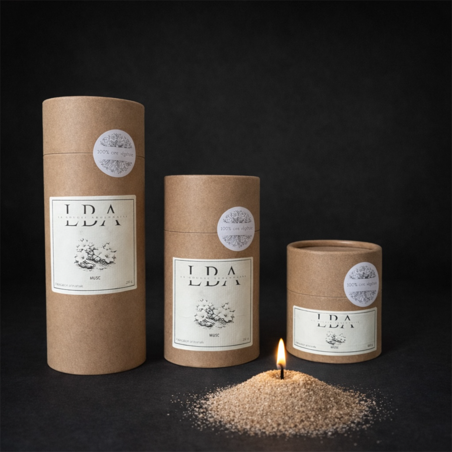 Sable de Bougie Parfumé Musc