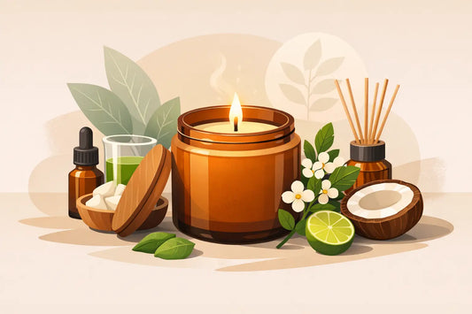 Bougie parfumée en cire végétale - bien choisir