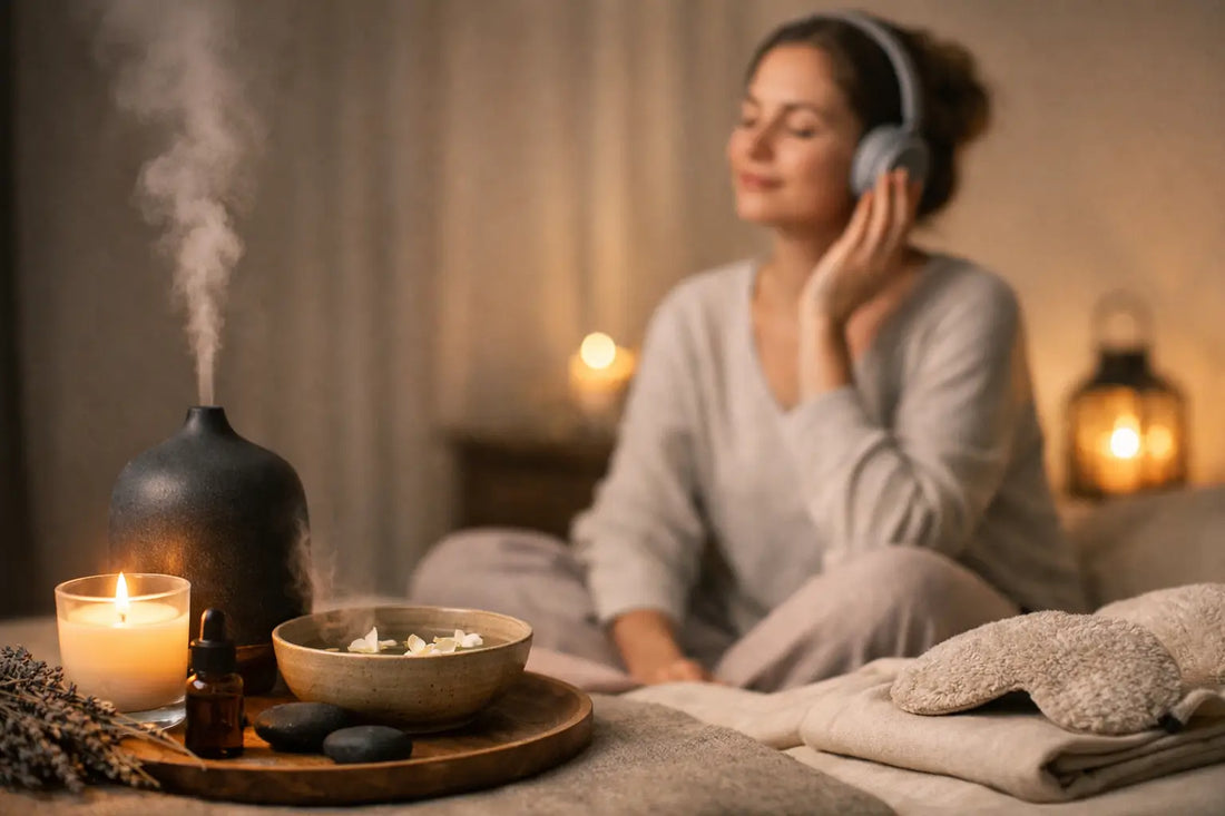 Routine sensorielle du soir : exemple simple
