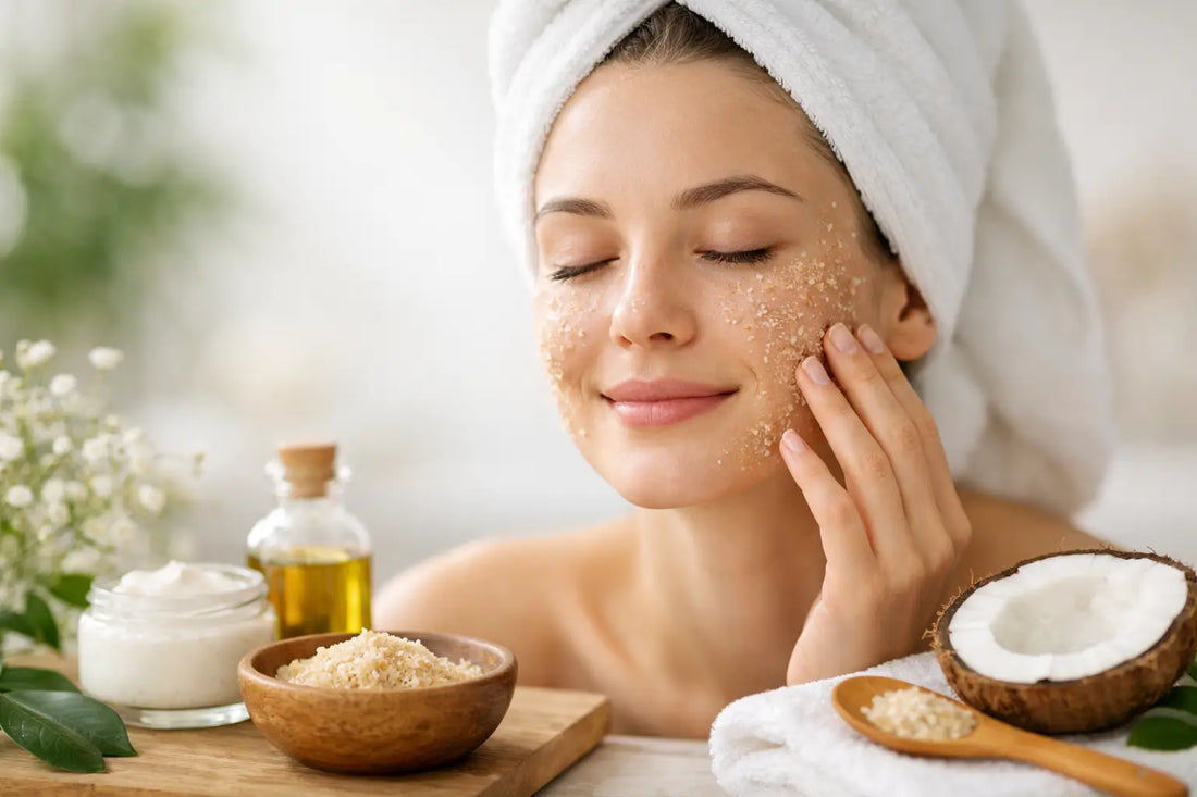 Comment exfolier une peau sensible naturellement