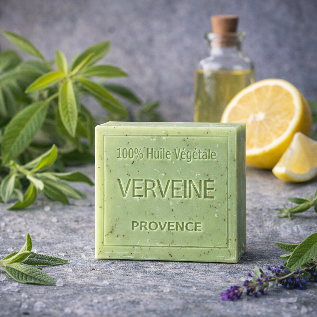 Savon Verveine exfoliant 100g - Artisanal parfum de Grasse