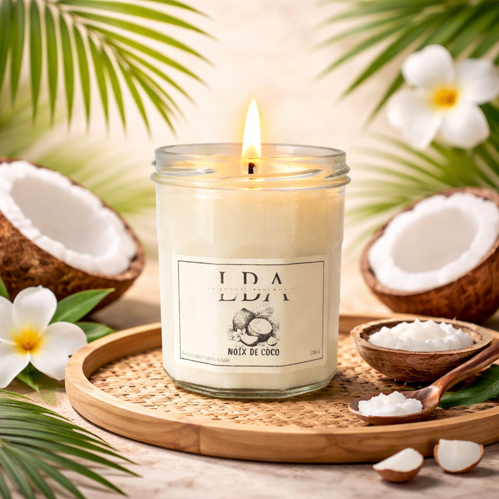 Bougie parfumée Noix de Coco 230g