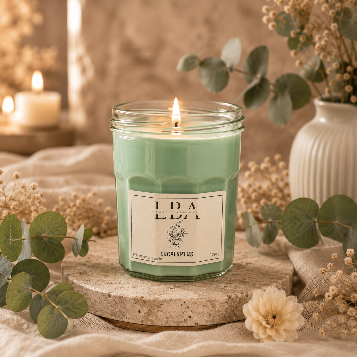 Bougie parfumée Eucalyptus 230g
