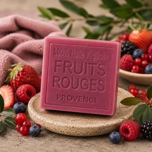 Savon Fruits rouge 100g - Artisanal parfum de Grasse