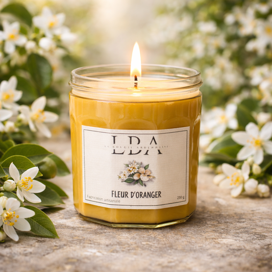 Bougie parfumée Fleur d'oranger 230g