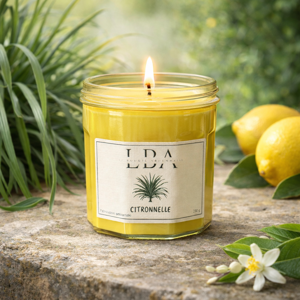 Bougie parfumée Citronnelle 230g