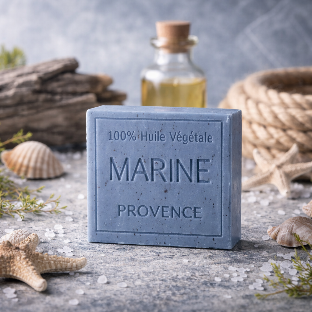 Savon Marine exfoliant 100g - Artisanal parfum de Grasse