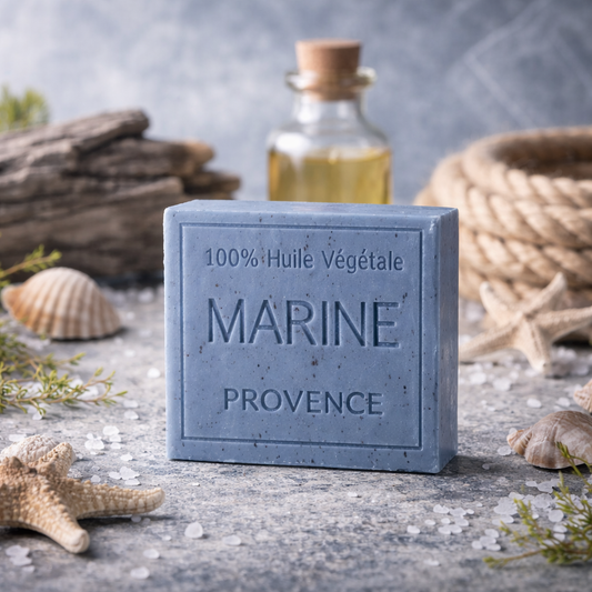 Savon Marine exfoliant 100g - Artisanal parfum de Grasse