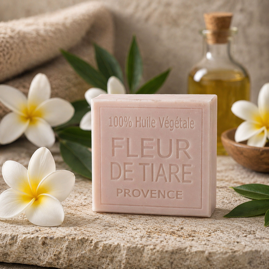 Savon Fleur de tiaré 100g - Artisanal parfum de Grasse