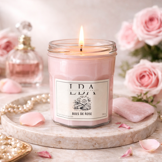 Bougie parfumée Bois de rose 230g