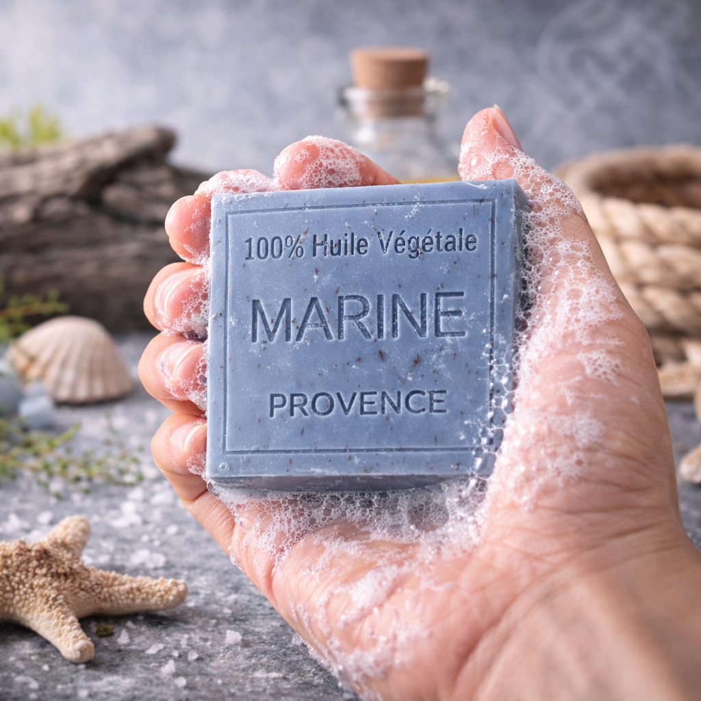 Savon Marine exfoliant 100g - Artisanal parfum de Grasse