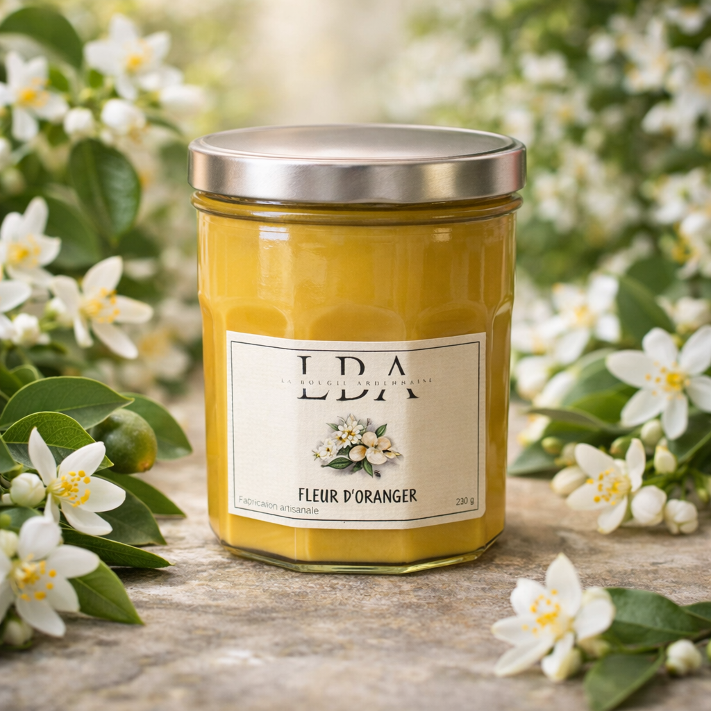 Bougie parfumée Fleur d'oranger 230g