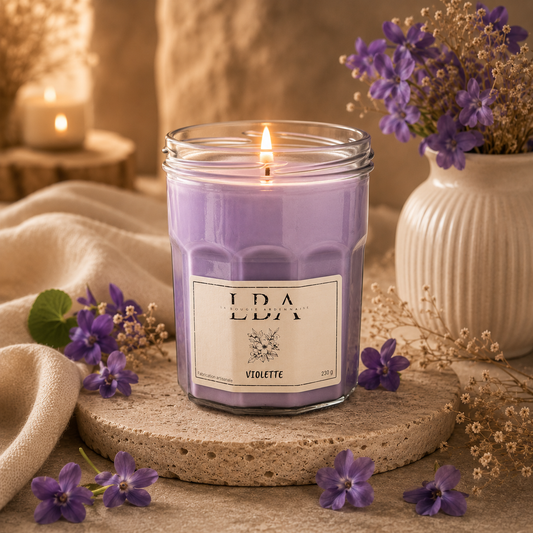 Bougie parfumée Violette 230g