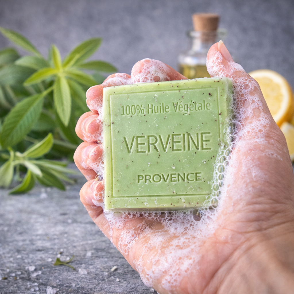 Savon Verveine exfoliant 100g - Artisanal parfum de Grasse