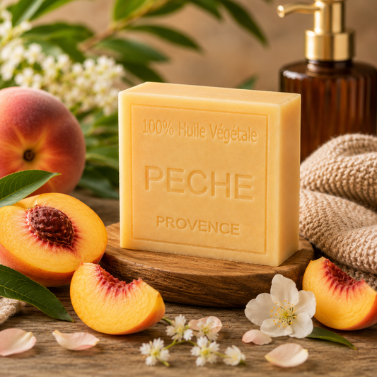 Savon Pêche 100g - Artisanal parfum de Grasse