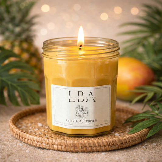 Bougie parfumée Anti-tabac tropical 230g
