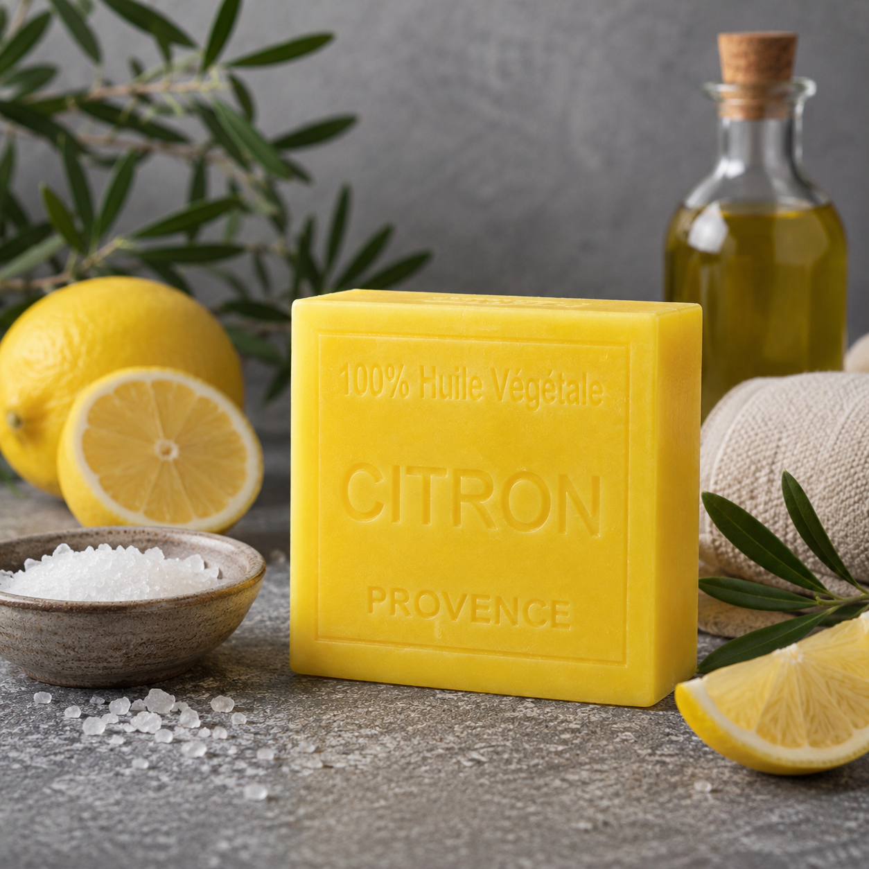 Savon Citron 100g - Artisanal parfum de Grasse