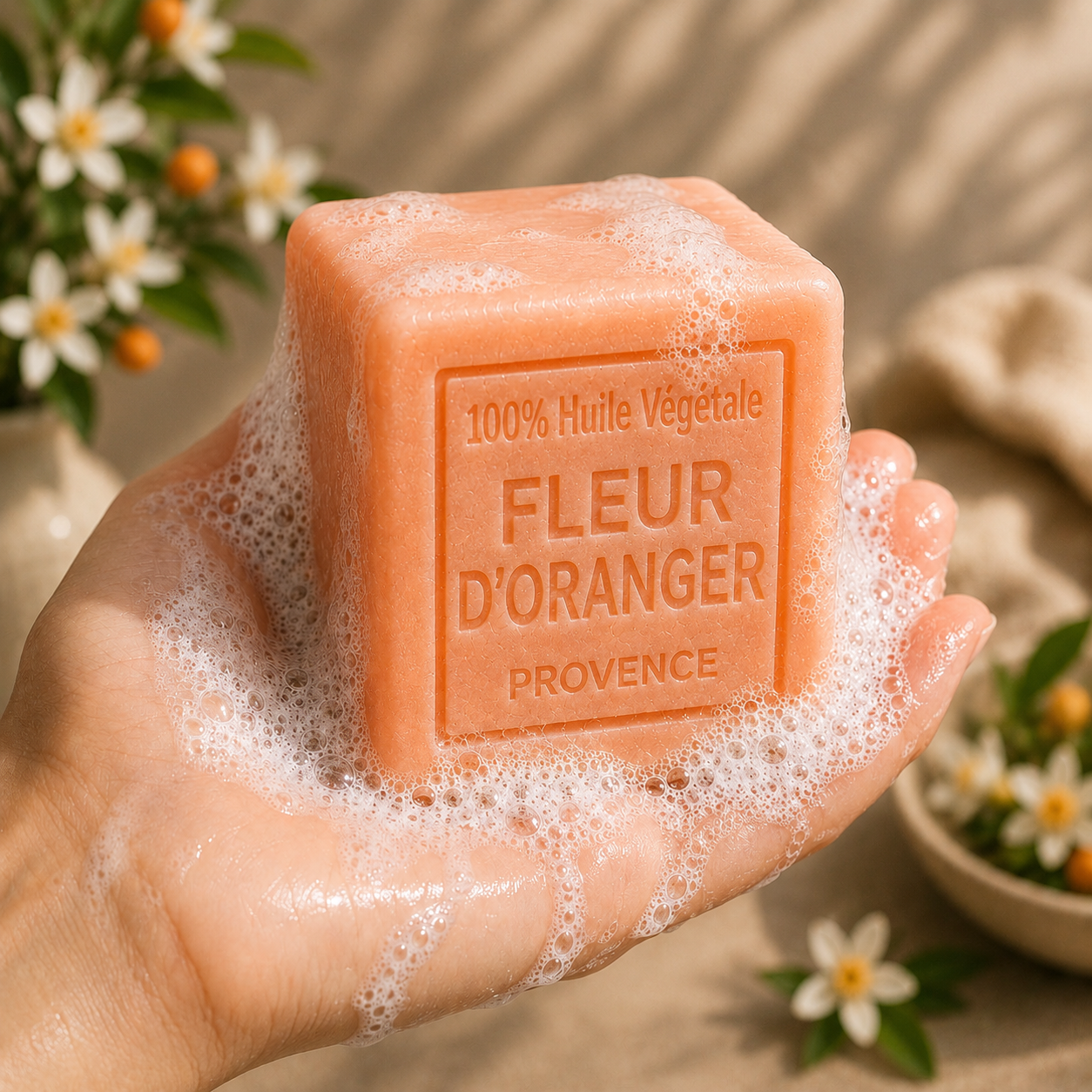 Savon Fleur d'oranger 260g - Artisanal parfum de Grasse