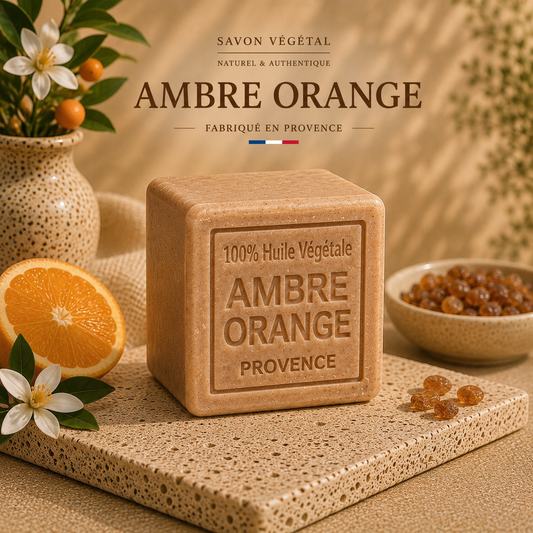 Savon Ambre et Orange 260g - Artisanal parfum de Grasse
