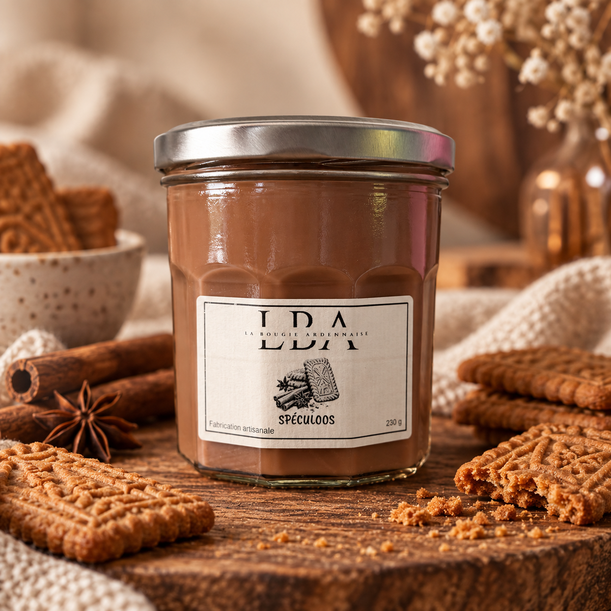 Bougie parfumée Spéculoos 230g