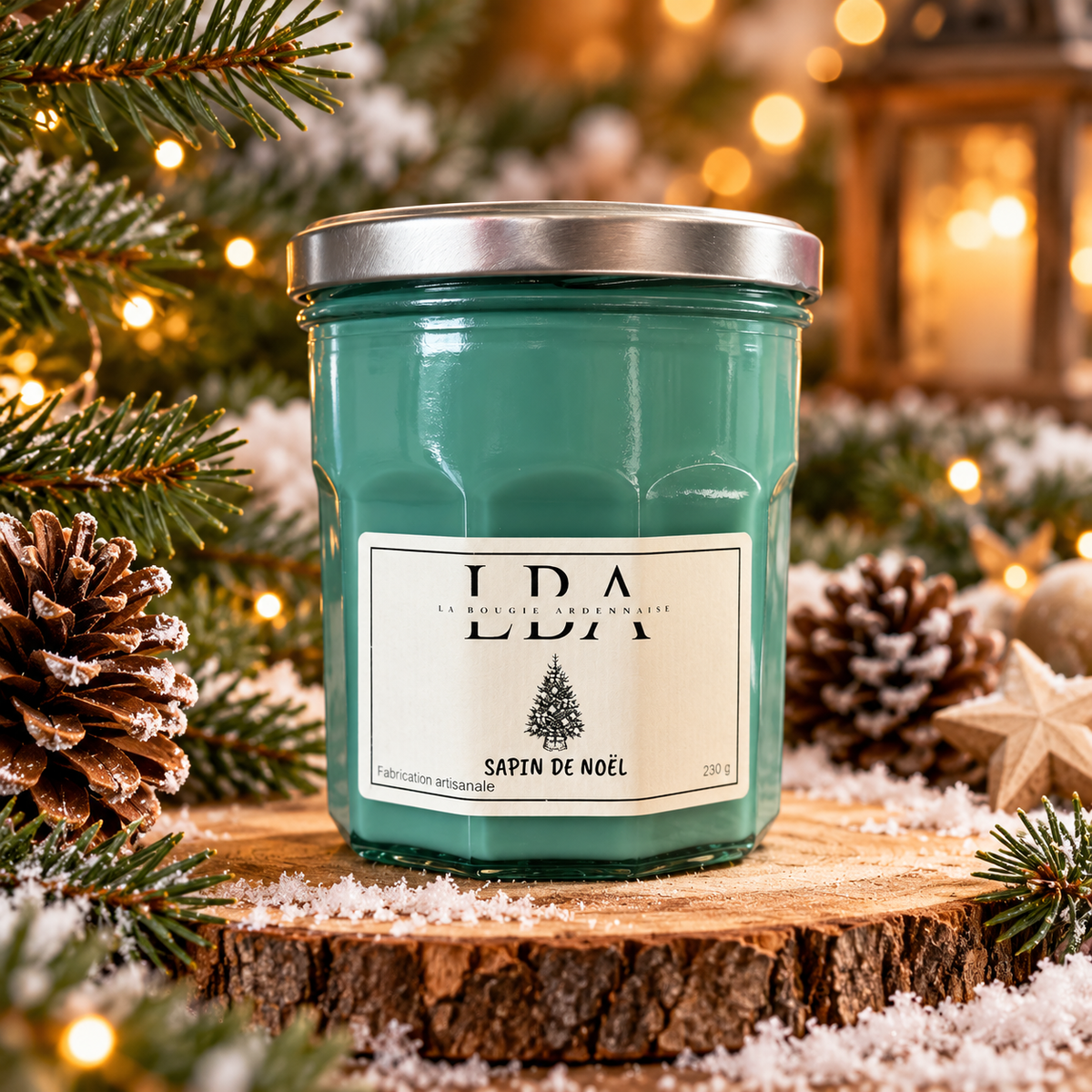 Bougie parfumée Sapin de Noël 230g