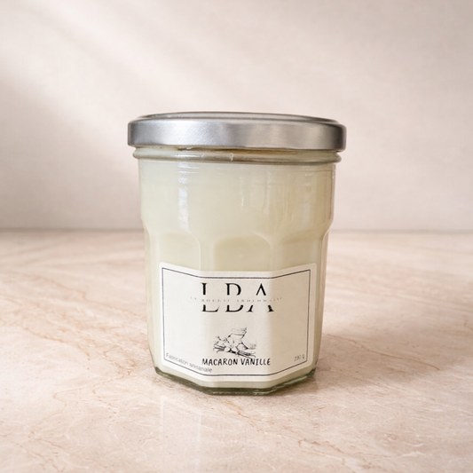 Bougie Parfumée Macaron Vanille